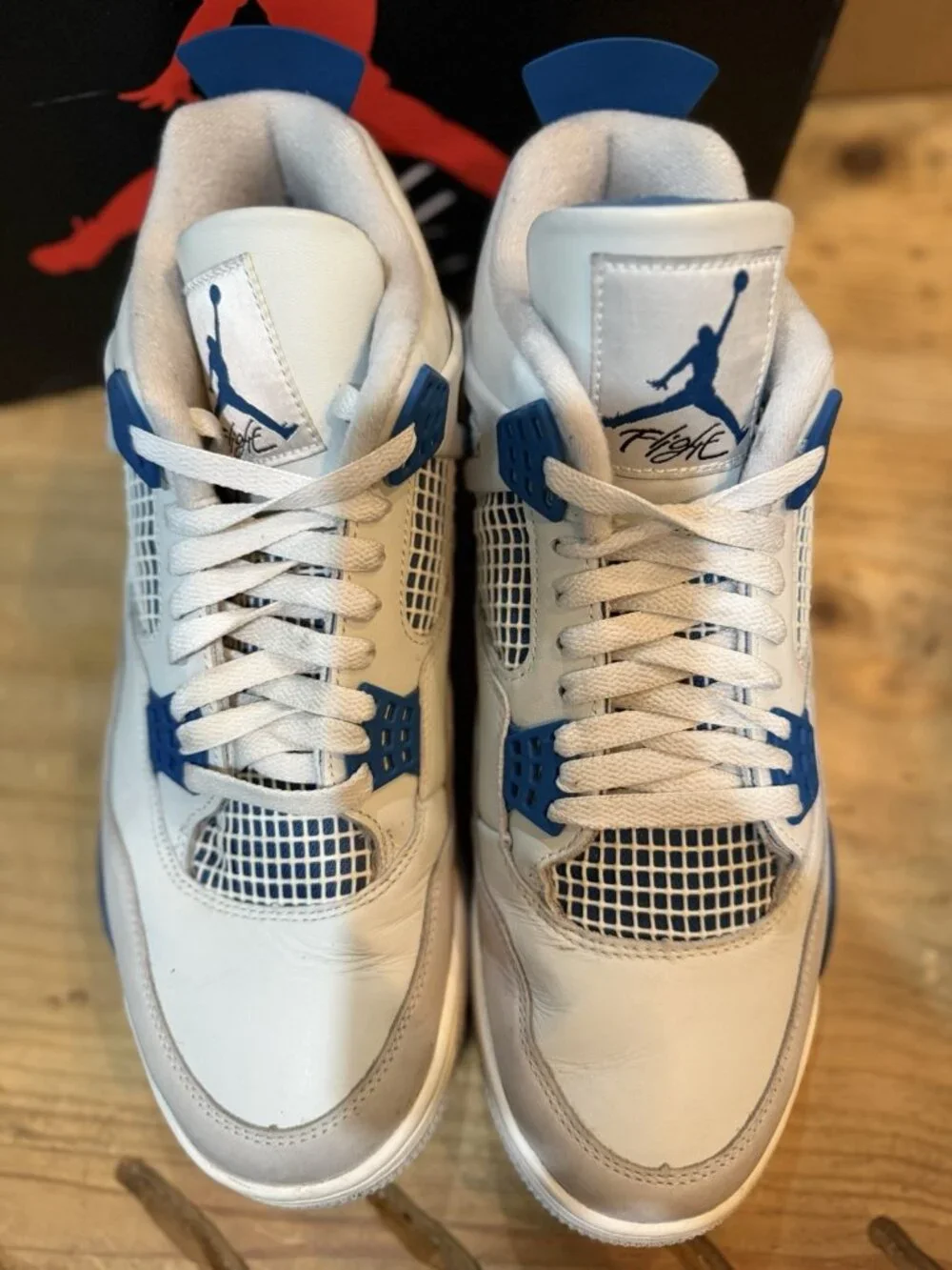 New Air Jordan 4 Military Blue 2024 Sneakers  FV5029-141 Men’s Size 11